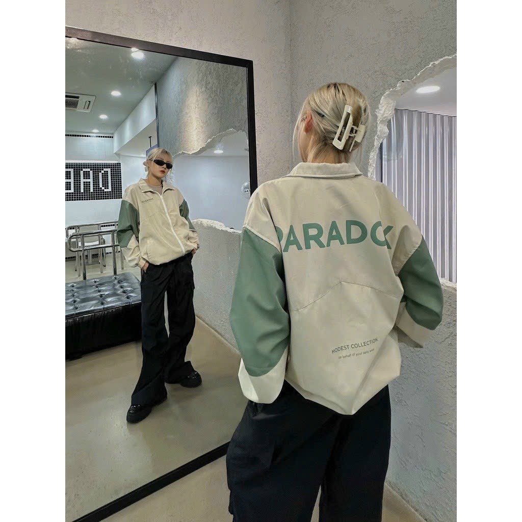 Áo khoác gió nam nữ mặc đôi ullzang jacket phốt màu - Retrostyle.vn - AogiochuPARADOX915_P9K15