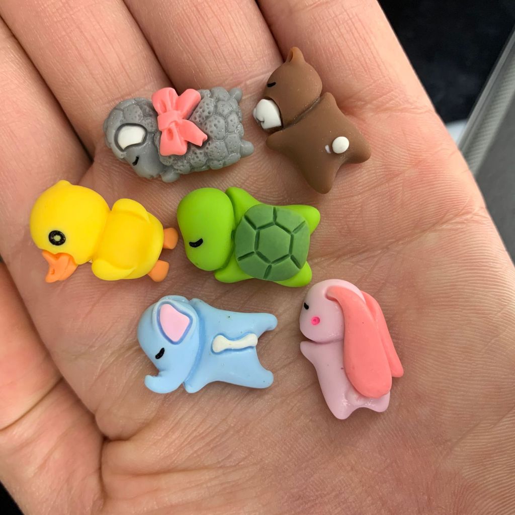 Mua Lẻ 6 Mô Hình Con Vật Con Mini CUTE Trang Trí
