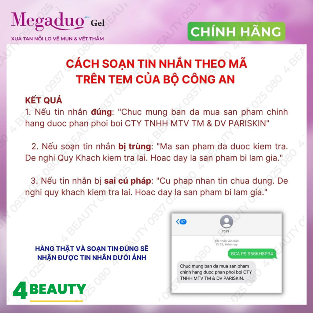 Megaduo Gel giảm mụn, giảm thâm, dưỡng da - Megaduo Azelaic acid & Glycolic acid  Gel 15g