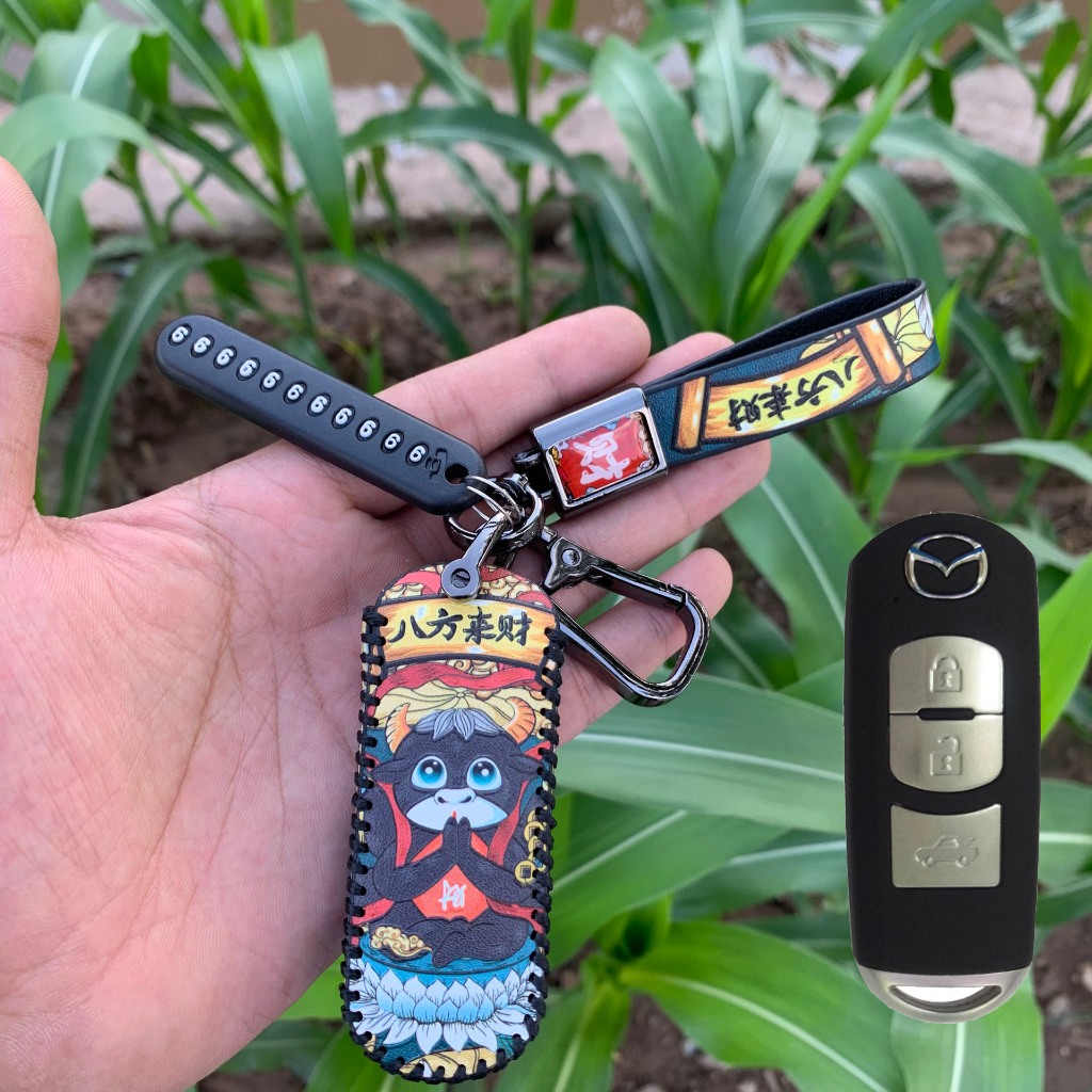 Bao Da Chìa Khóa Mazda Cx5, Mazda 3, Mazda 2, Mazda Cx8, Mazda 6, Phong Cách Cá Tính Tài Lộc
