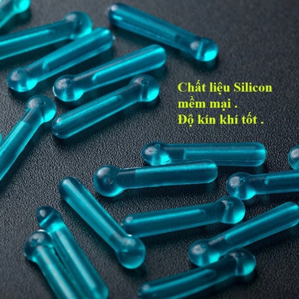 Chân cắm phao silicon trong suốt_kín khí tốt