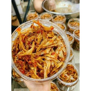 250g cá cơm rim tỏi ớt