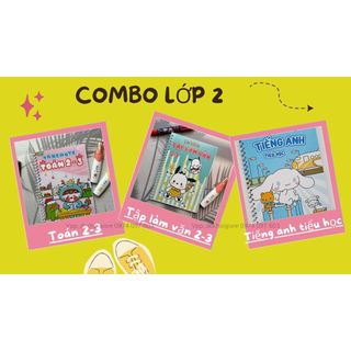 Combo Sổ tay lò xo Takenote lớp 2