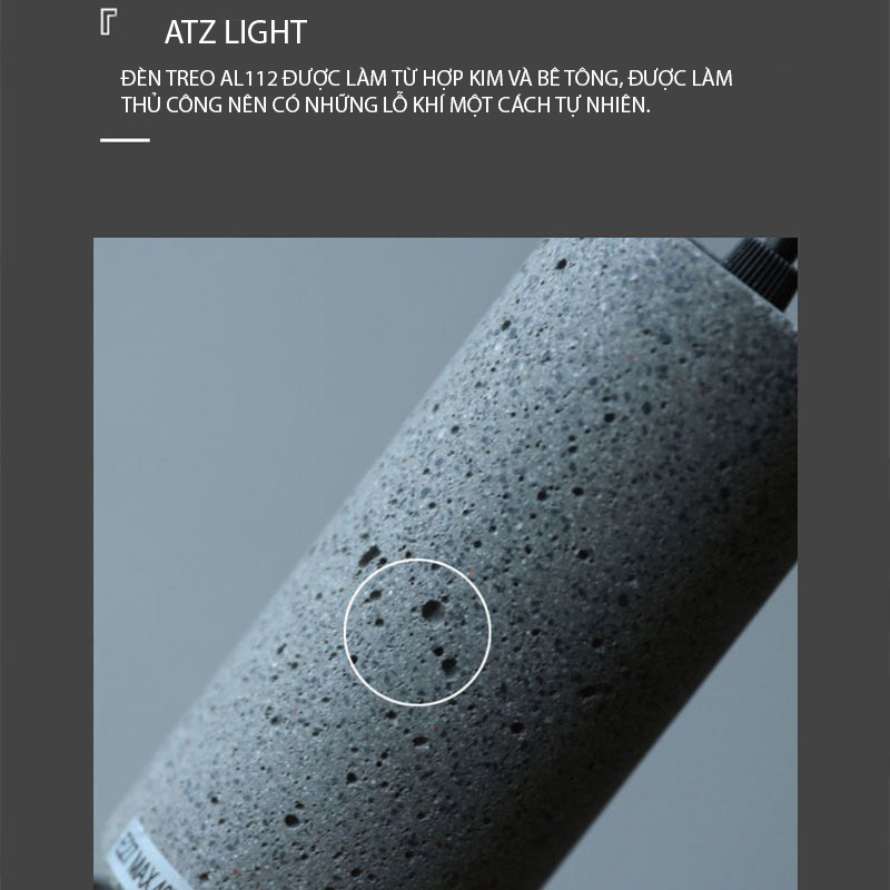 Đèn Thả Đèn Treo Quầy Lễ Tân Đầu Giường Phòng Ngủ Phòng Bếp Quán Cà Phê Phong Cách Bắc Âu Hiện Đại Đơn Giản MS: AL112