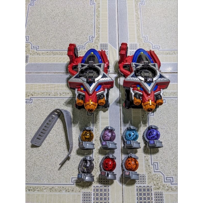 Set đồ chơi chính hãng Bandai DX Seiza Blaster Uchu Sentai Kyuranger