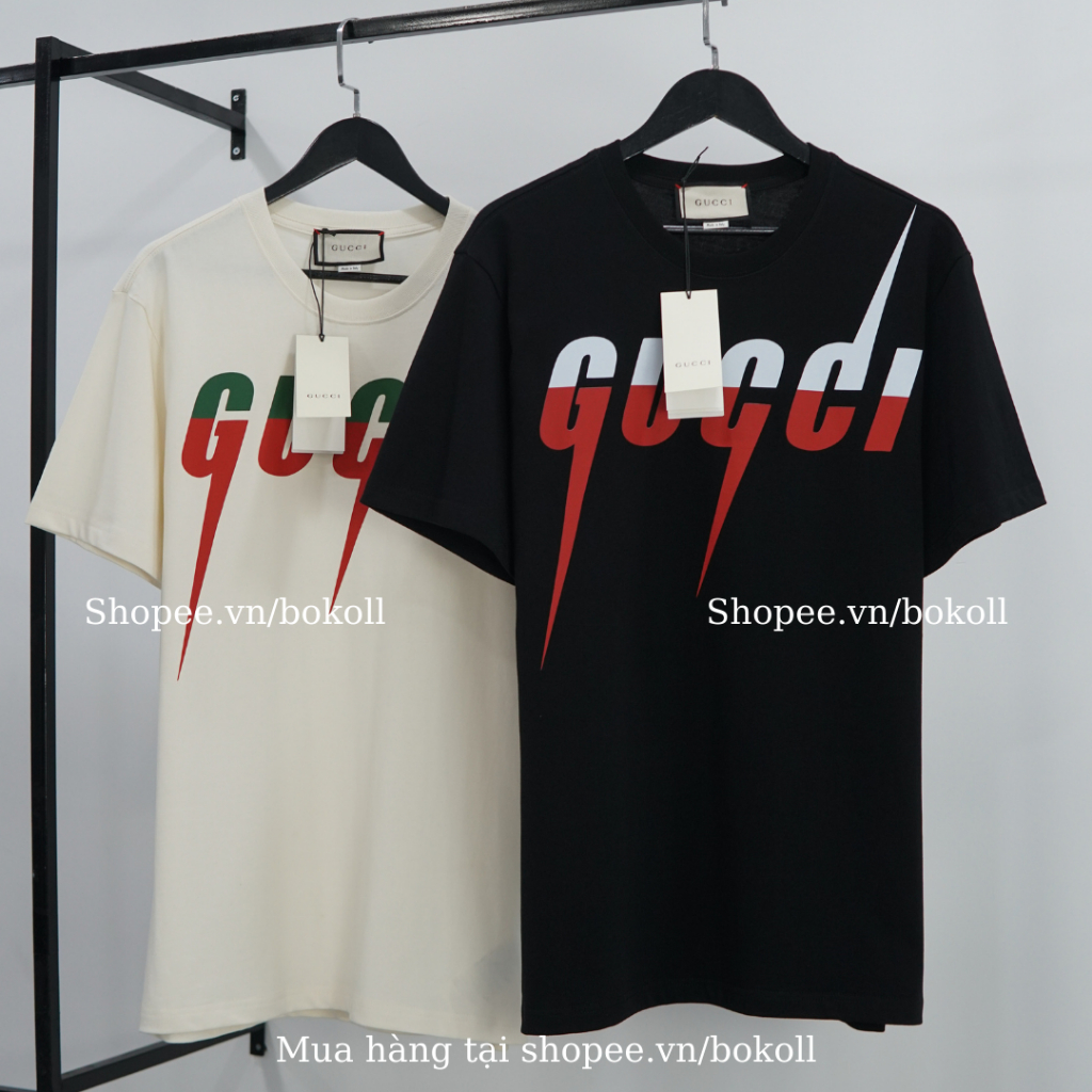 Áo thun tia sét  phong cách LUXURY nam nữ form rộng vải cotton organic  bảng chuẩn cao cấp Bestquality