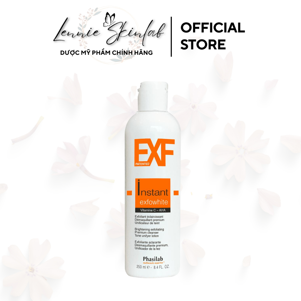 Tẩy tế bào chết và làm sáng da Phasilab Instant Exfowhite Lotion (100ml và 250ml)