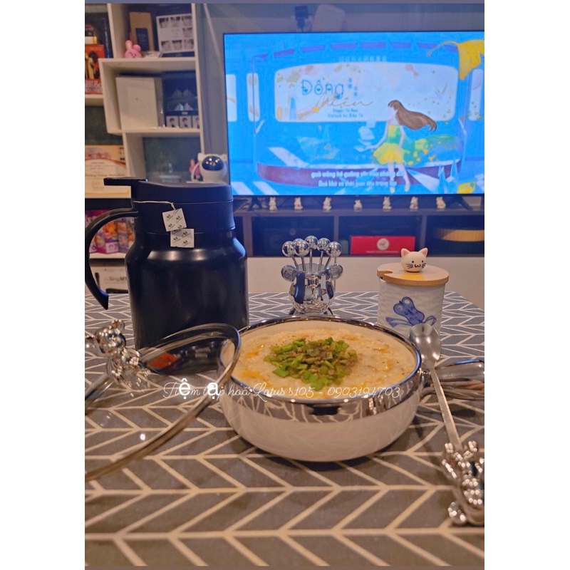 Bộ 6 nĩa ăn trái cây, tráng miệng bằng thép không gỉ hình gấu