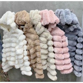 Áo khoác lông sóng tầng ,áo mũ sóng thời trang 2023,