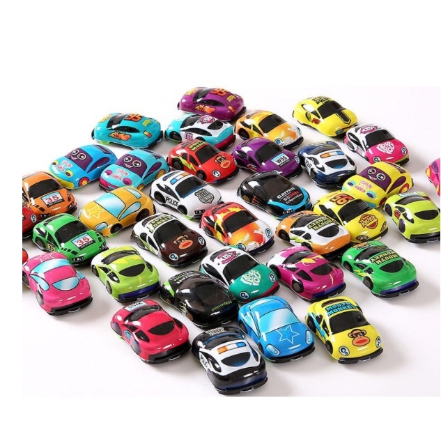 Đồ chơi xe ô tô mini chạy dây cót cho bé - màu ngẫu nhiên