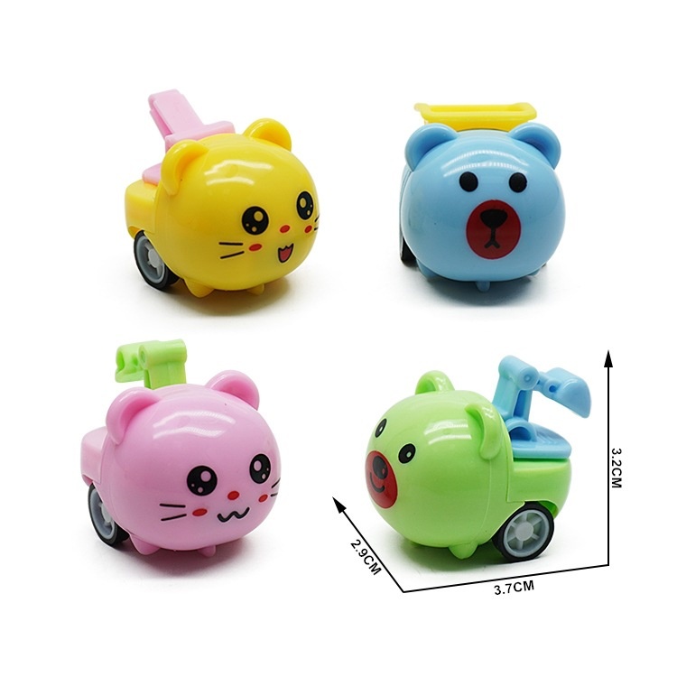 Đồ chơi xe ô tô mini chạy dây cót cho bé - màu ngẫu nhiên