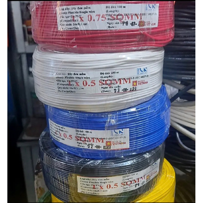 Dây điện nhiều lõi các cỡ