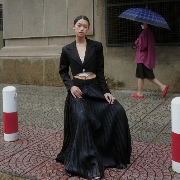 Chân Váy Dập Ly Cánh Quạt BLISS SKIRT | NYA STUDIO