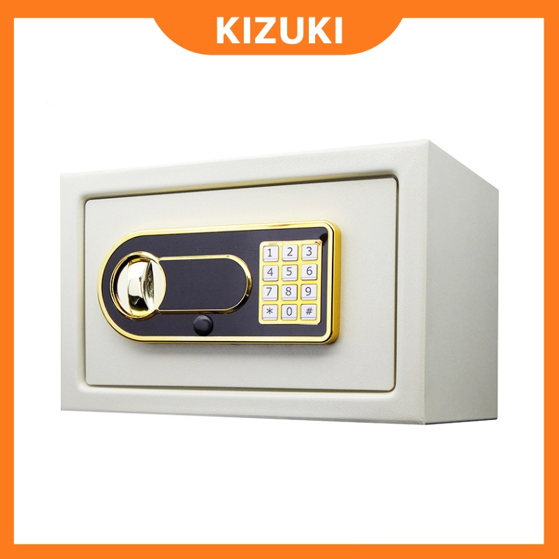 Két Sắt Mini Thông Minh Khóa Điện Tử Cao Cấp - Két Sắt Mini Sơn Tĩnh Điện An Toàn Chống Cháy KT :20X20X31cm