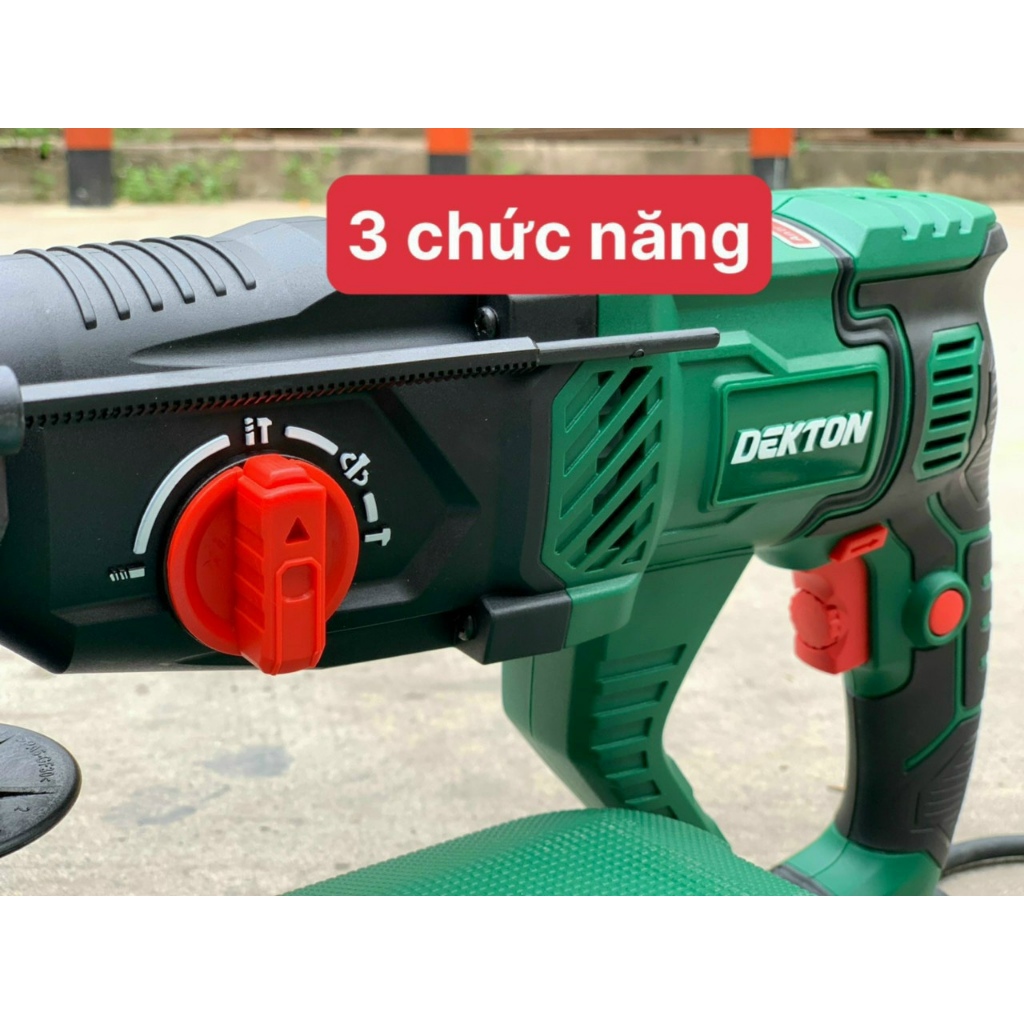 Máy khoan bê tông 3 chức năng Dekton DK-RH2603A công suất 1050W Lõi Đồng