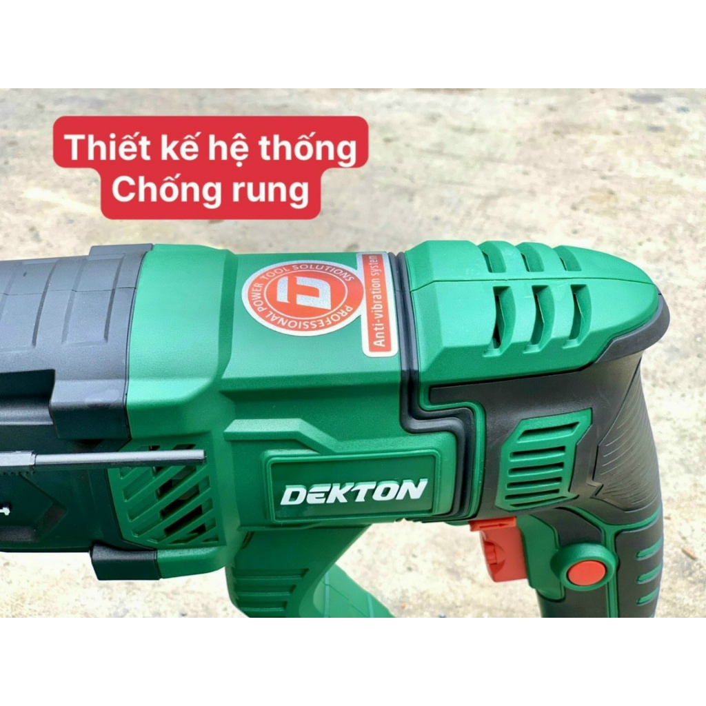 Máy khoan bê tông 3 chức năng Dekton DK-RH2603A công suất 1050W Lõi Đồng
