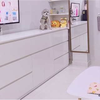 Tủ gỗ đa năng qhome, kt 200x38x80 cm