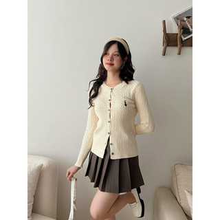 ÁO KHOÁC CARDIGAN LEN THỎ DÁNG CROPTOP CỔ TIM CÚC DỌC THỜI TRANG NỮ THU ĐÔNG XUÂN (video-ảnh thật)