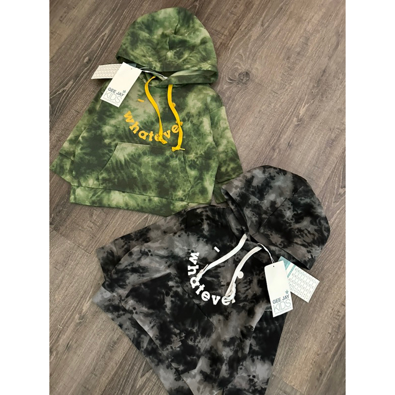 Áo nỉ hoodie loang Gzj cho bé