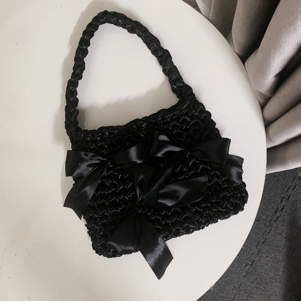 Túi móc bằng sợi ruy băng Handmade