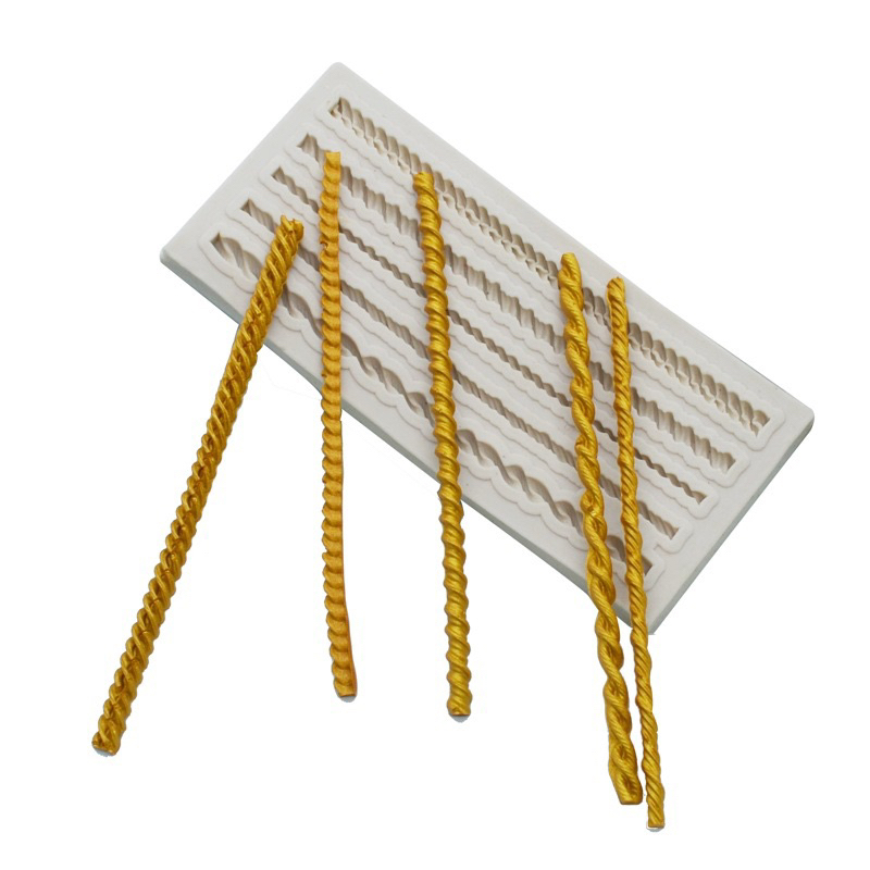 KHUÔN SILICON LÀM BÁNH TẠO HÌNH DÂY THỪNG ĐỘC ĐÁO