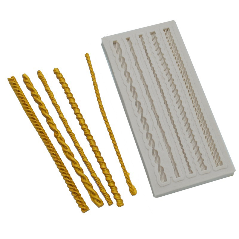 KHUÔN SILICON LÀM BÁNH TẠO HÌNH DÂY THỪNG ĐỘC ĐÁO