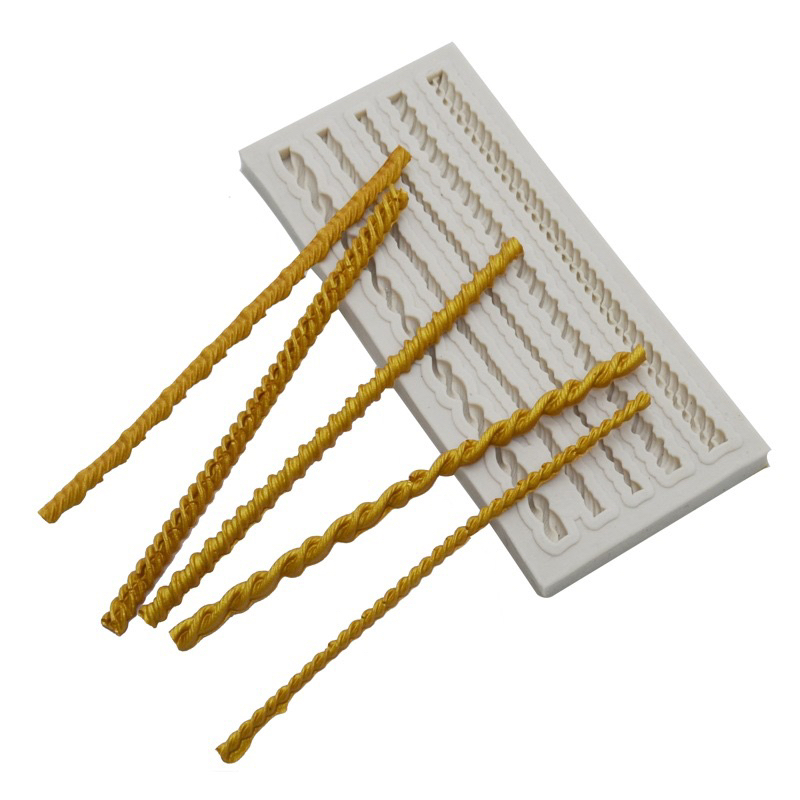 KHUÔN SILICON LÀM BÁNH TẠO HÌNH DÂY THỪNG ĐỘC ĐÁO