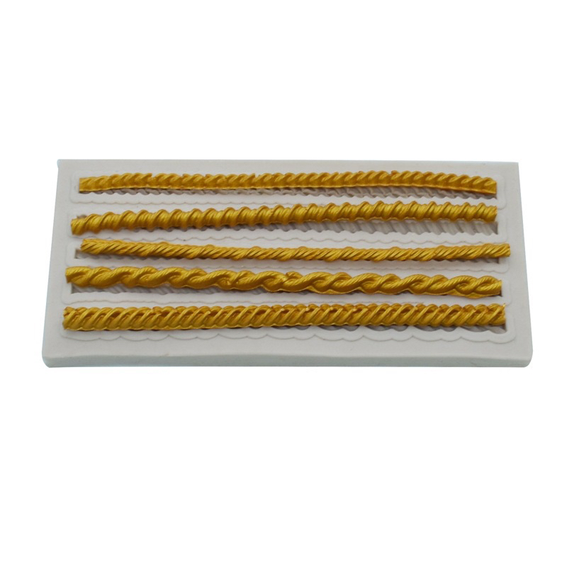 KHUÔN SILICON LÀM BÁNH TẠO HÌNH DÂY THỪNG ĐỘC ĐÁO