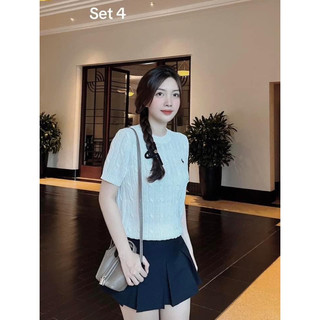 Chân váy xếp ly to ☕️ (có sẵn)