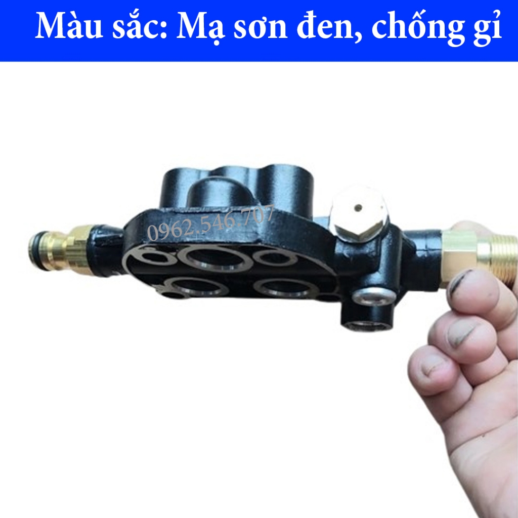 Đầu bơm máy rửa xe mini, Đầu bơm máy rửa xe gia đình có chỉnh áp