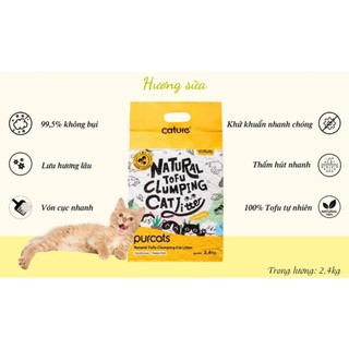 Cát đậu nành cho mèo cature tofu - size 6l