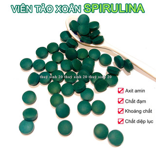 Tảo viên thức ăn cho cá tép cảnh, thức ăn dán kính
