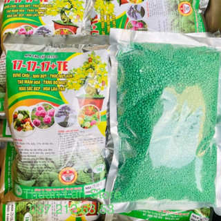Phân bón gốc npk cao cấp 17-17-17+te gói 1kg