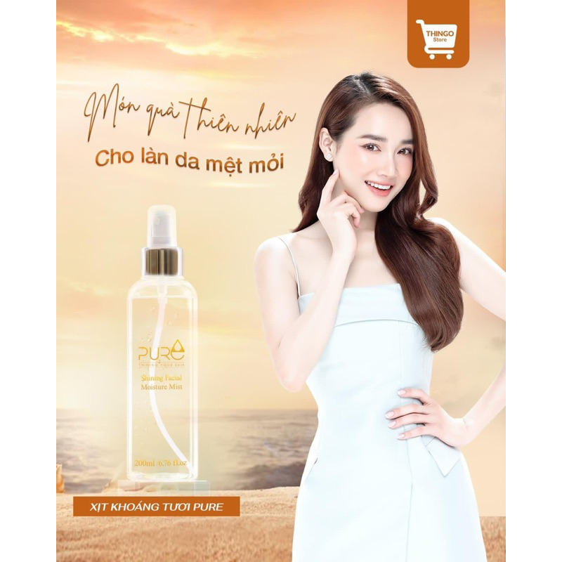 Xịt Khoáng Tươi Pure