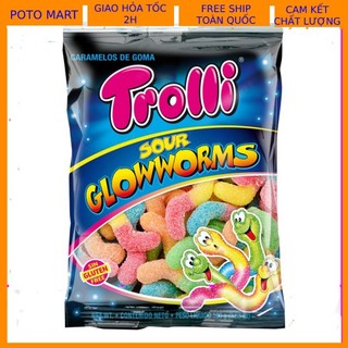 Kẹo dẻo Trolli Sour Glowworms 100g