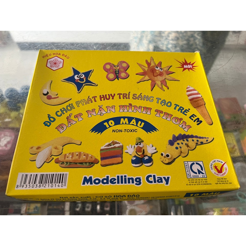 Đất Nặn Hình Thơm - Đất Nặn Trẻ Em - 10 Màu - Nhiều Loại An Toàn Cho Bé