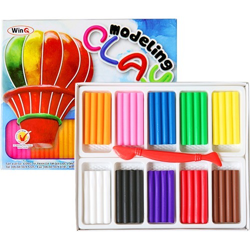 Đất Nặn Hình Thơm - Đất Nặn Trẻ Em - 10 Màu - Nhiều Loại An Toàn Cho Bé