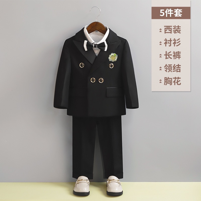 SET VEST CÔNG TỬ CHO BÉ TRAI KÈM NƠ VÀ HOA