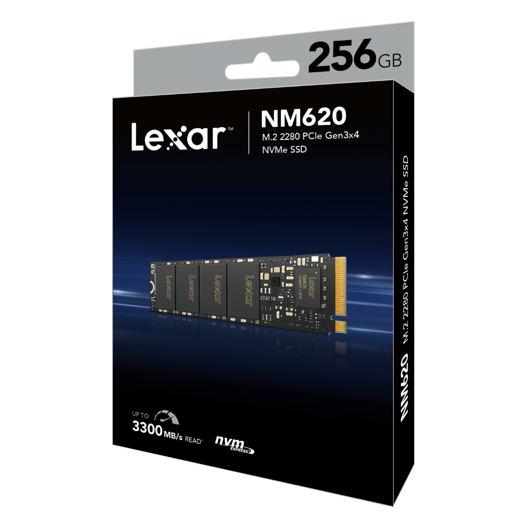 Ổ CỨNG SSD LEXAR NM620 256GB M.2 2280 PCIE 3.0X4  - New - Chính hãng - BH 60 Tháng
