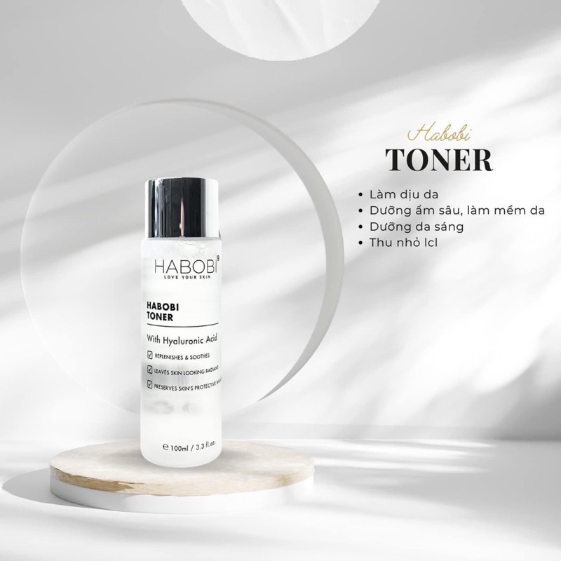 [Chính Hãng] Nước Hoa Hồng Habobi Tonner Làm Dịu Da Và Cân Bằng Đồ Ẩm Cho Da 100ML ✅✅✅