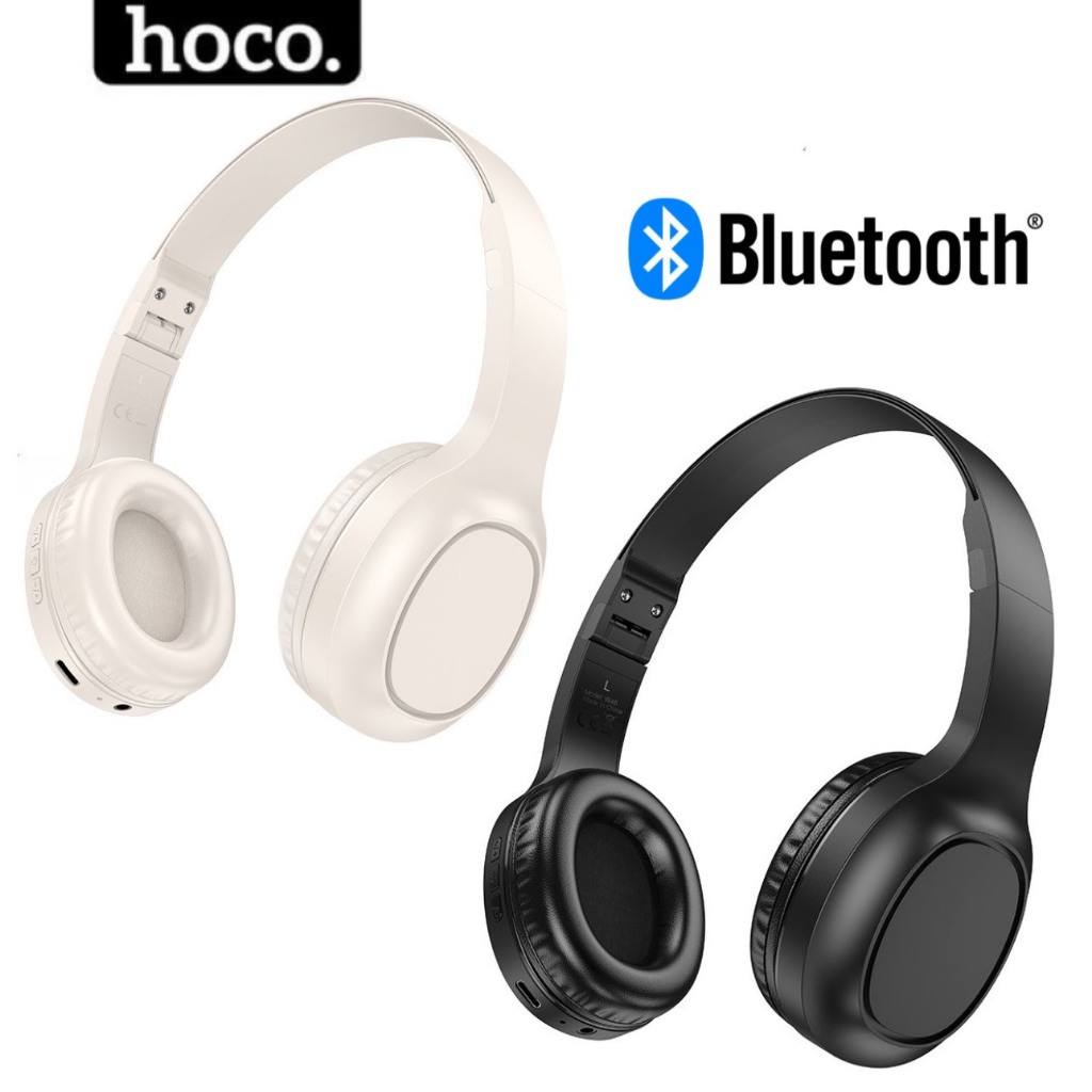 Tai nghe bluetooth 5.3 Hoco chụp tai over ear chơi game nghe nhạc pass siêu hay