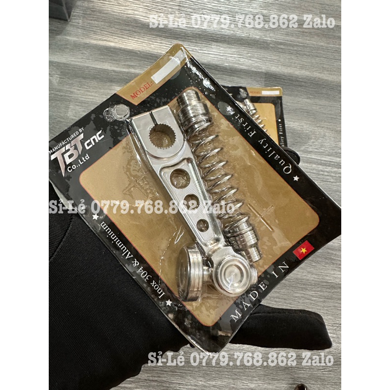 Bộ Càng thắng trước sau kèm lò xo đũa thắng inox 304 TBT salaya