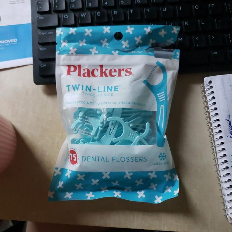 Tăm chỉ Placker Twinline sợi đôi nhập Mỹ gói 75 chiếc