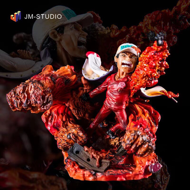 Mô hình chibi nhân vật đô đốc Akainu - Kuzan - Kizaru- Onepiece - Khangmohinhgiare