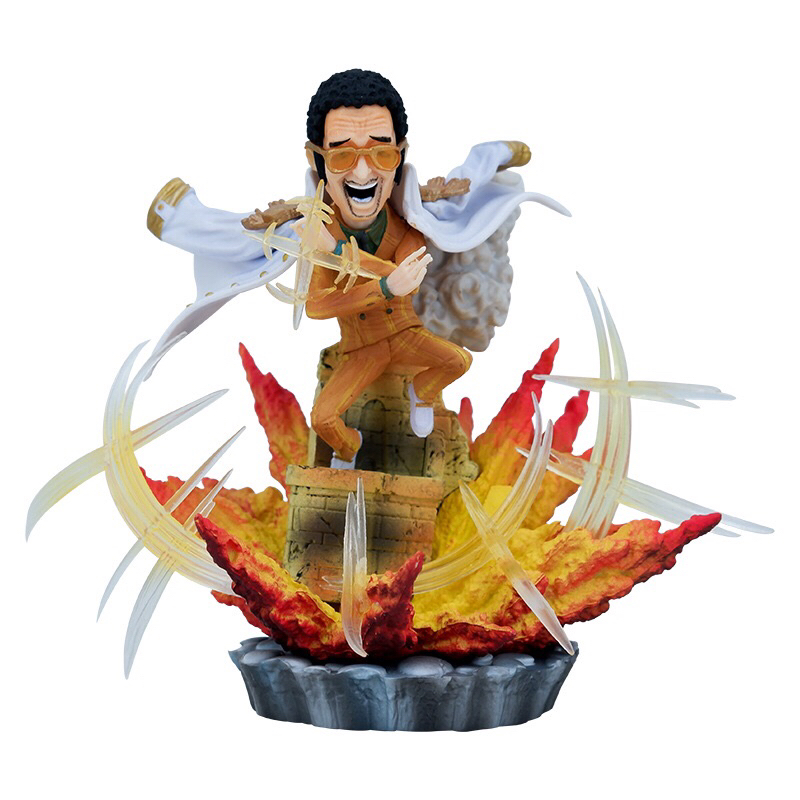 Mô hình chibi nhân vật đô đốc Akainu - Kuzan - Kizaru- Onepiece - Khangmohinhgiare