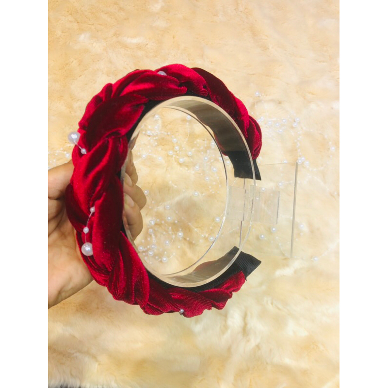 Bờm nhung bản siêu to,dày cho mẹ và bé có sỉ