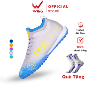 Giày Đá Bóng  Wika VH5 Văn Hậu Sân Cỏ Nhân Tạo, Giày Wika Vh5 Chất Liệu Da TPU, Tặng Tất Chính Hãng