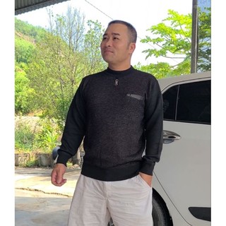 Áo len nhung nam trung niên dành tăng bố, tặng ông