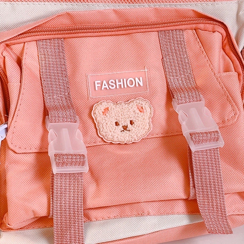 ￼Mác gấu, miếng dán hình gấu trang trí quần áo khăn