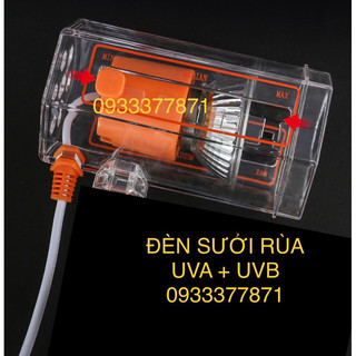 Combo đèn uva+uvb 3.0, đèn sưởi nhỏ dùng cho rùa, bò sát thú cưng